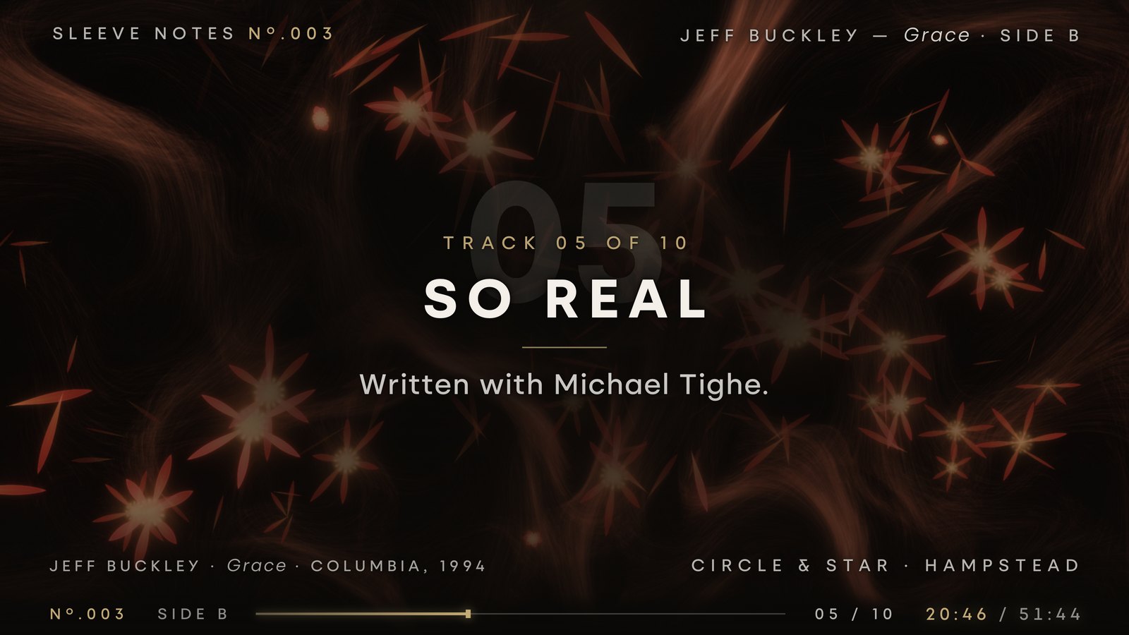 So Real — the screen in the room