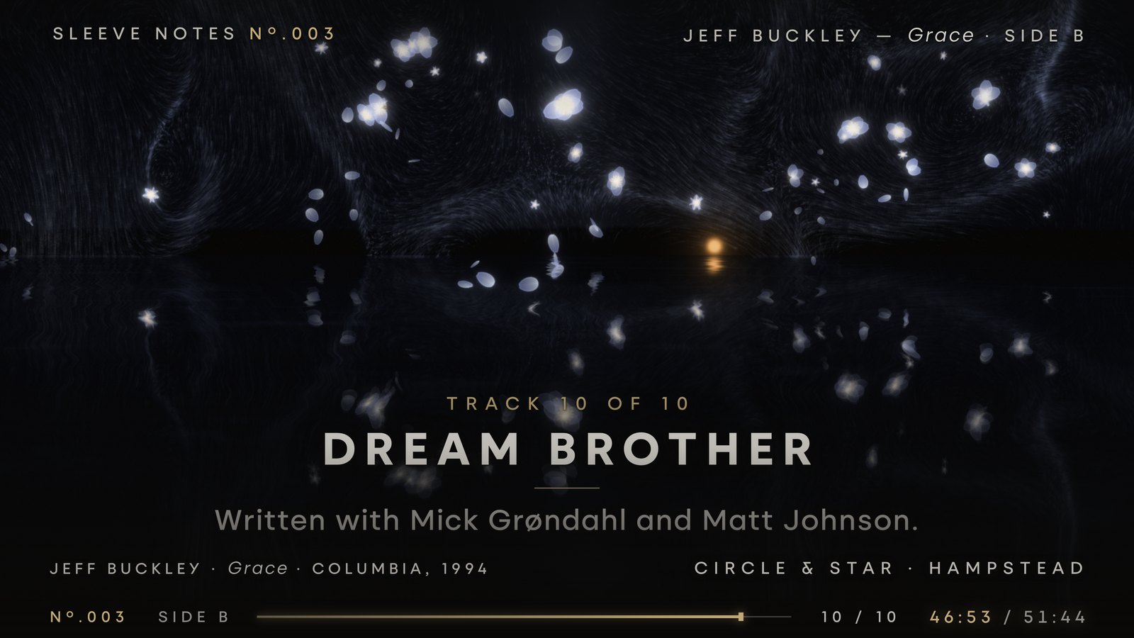 Dream Brother — the screen in the room
