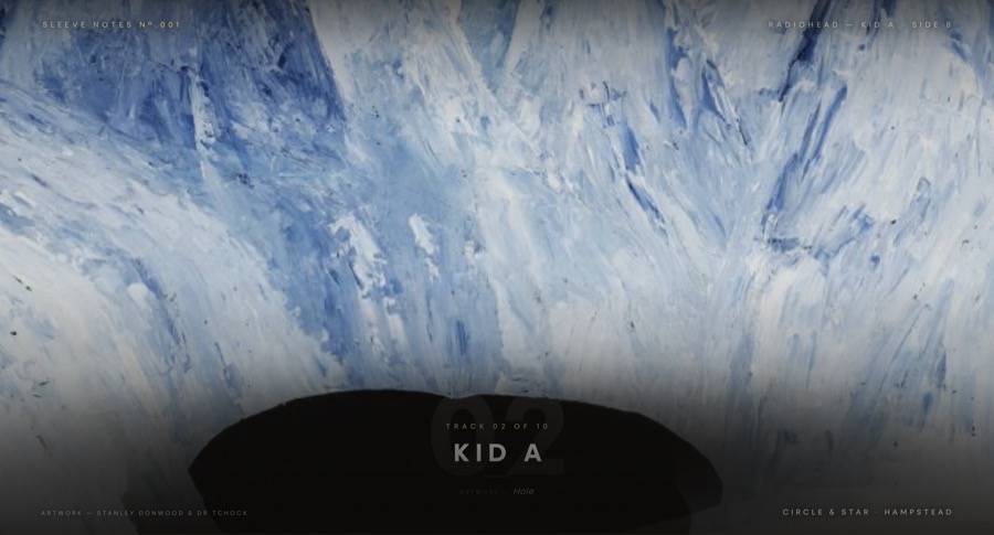 Kid A — the screen in the room