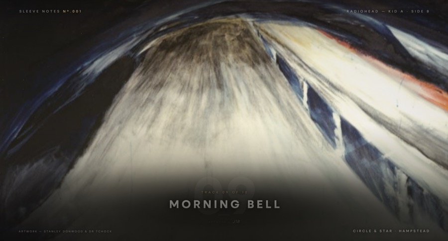 Morning Bell — the screen in the room